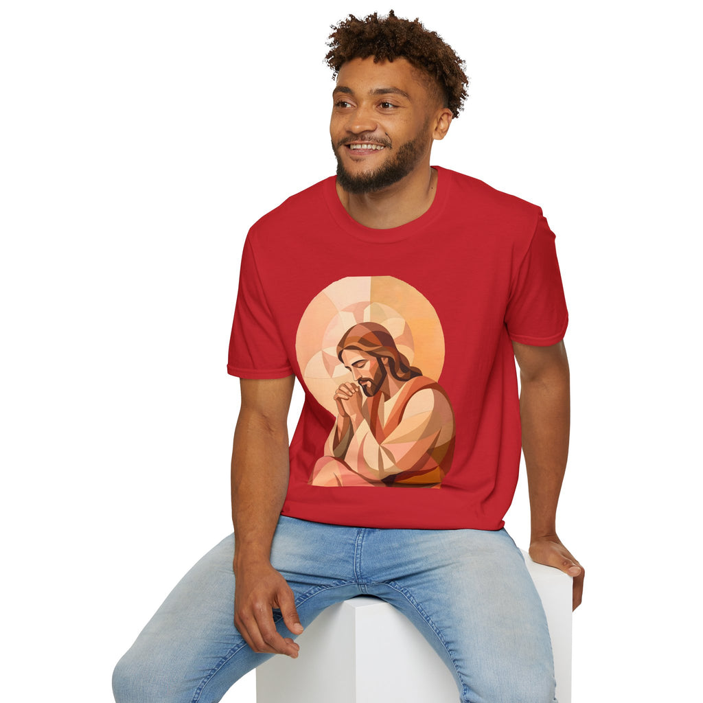 Praying Jesus T‑Shirt — Christian Faith Graphic Tee