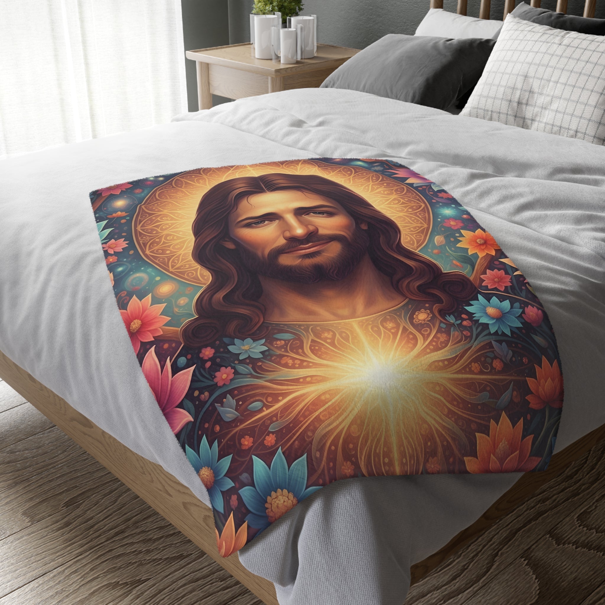 Velveteen Microfiber Blanket (Two-sided print)