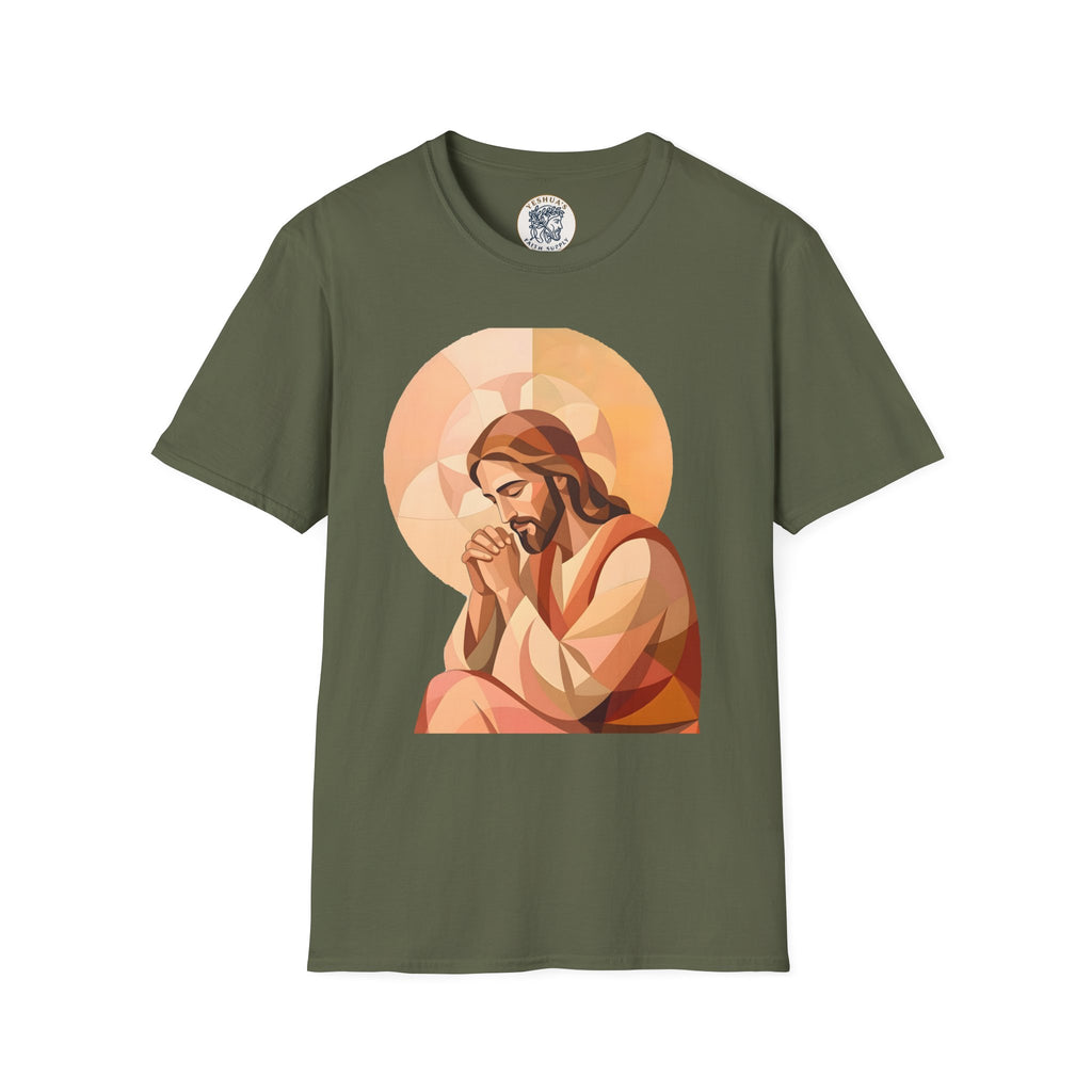 Praying Jesus T‑Shirt — Christian Faith Graphic Tee