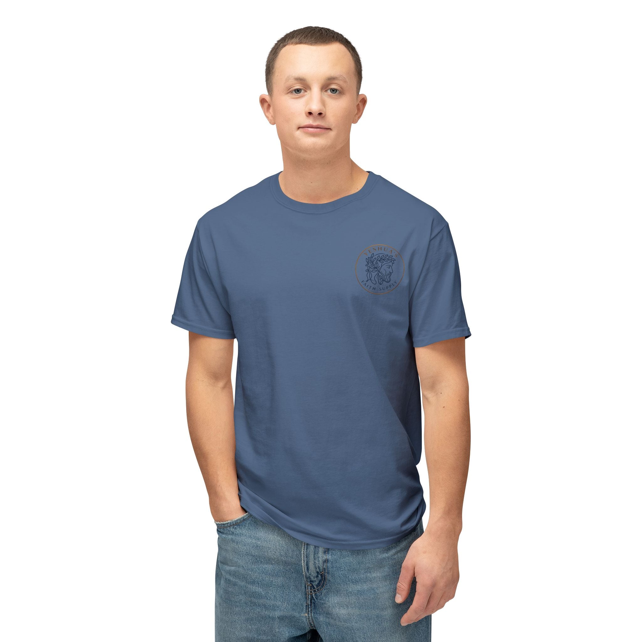Yeshua’s Faith Supply T‑Shirt — Minimal Jesus Line Art Tee