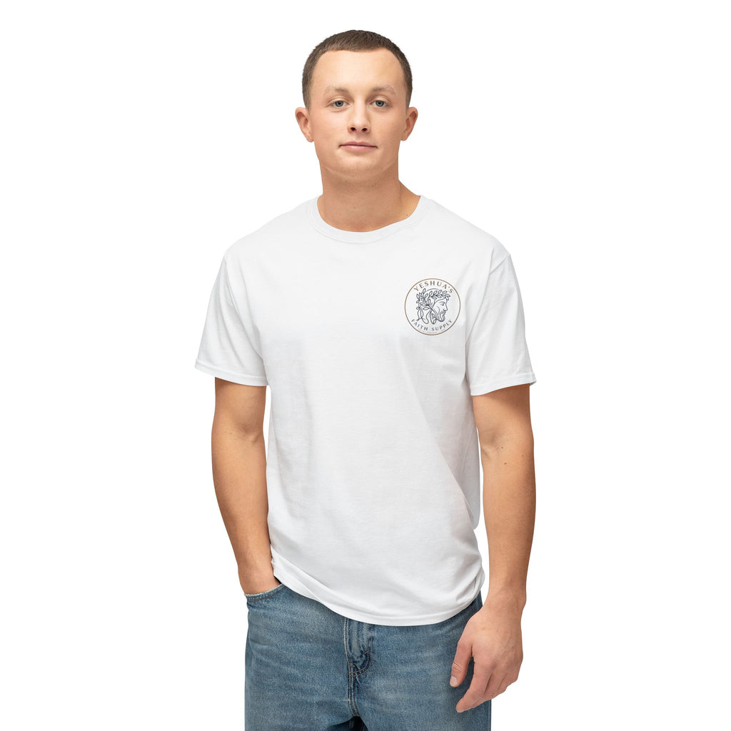 Yeshua’s Faith Supply T‑Shirt — Minimal Jesus Line Art Tee