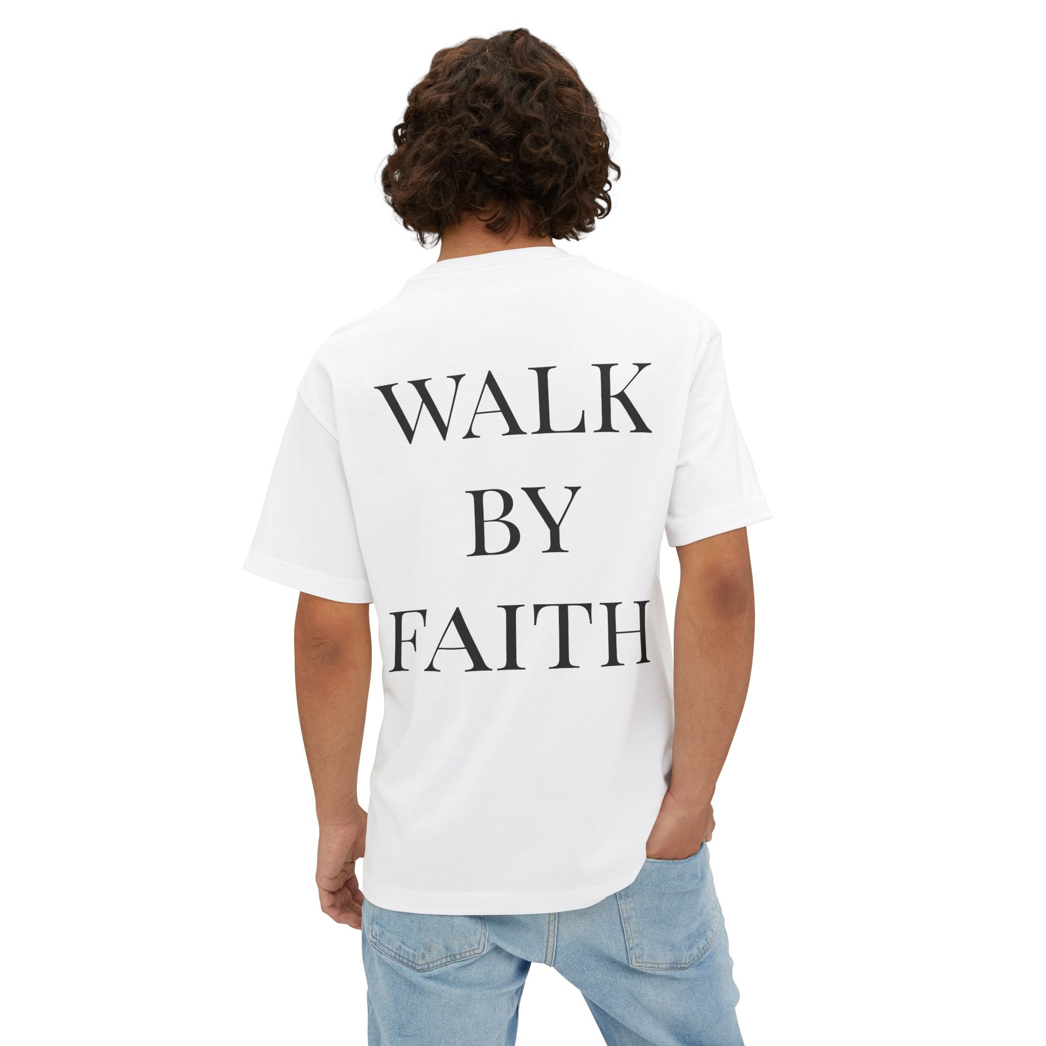 Jesus Praying Graphic Tee — Christian Faith Shirt