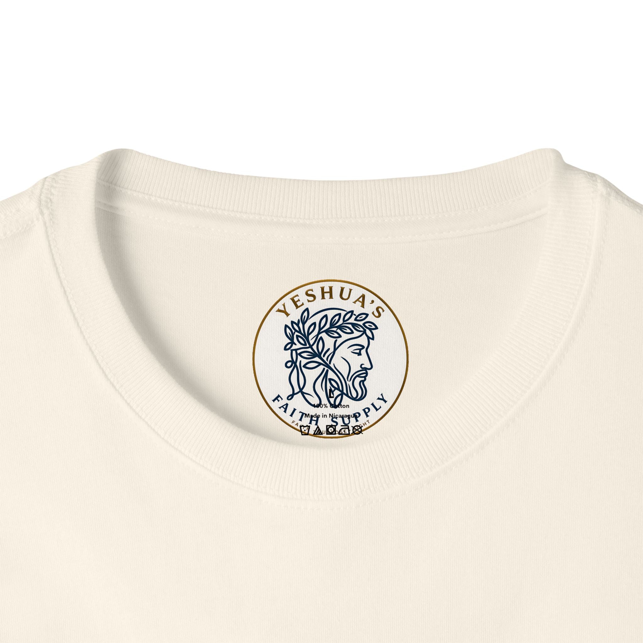 Jesus Praying Graphic Tee — Christian Faith Shirt