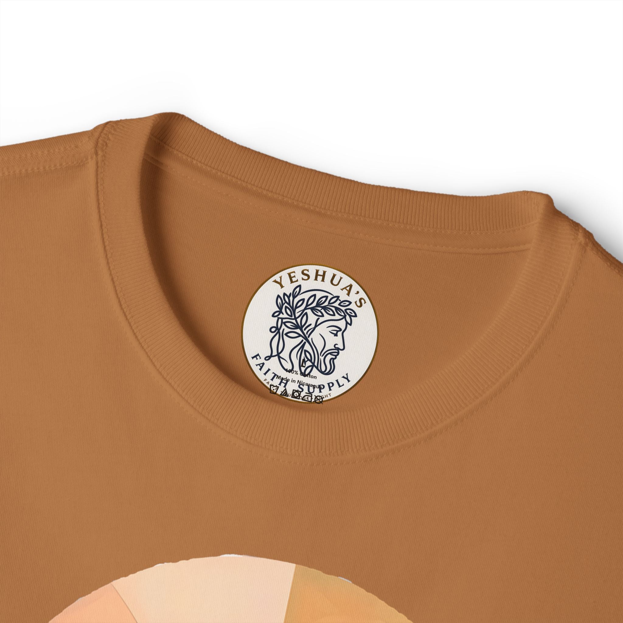 Jesus Praying Graphic Tee — Christian Faith Shirt