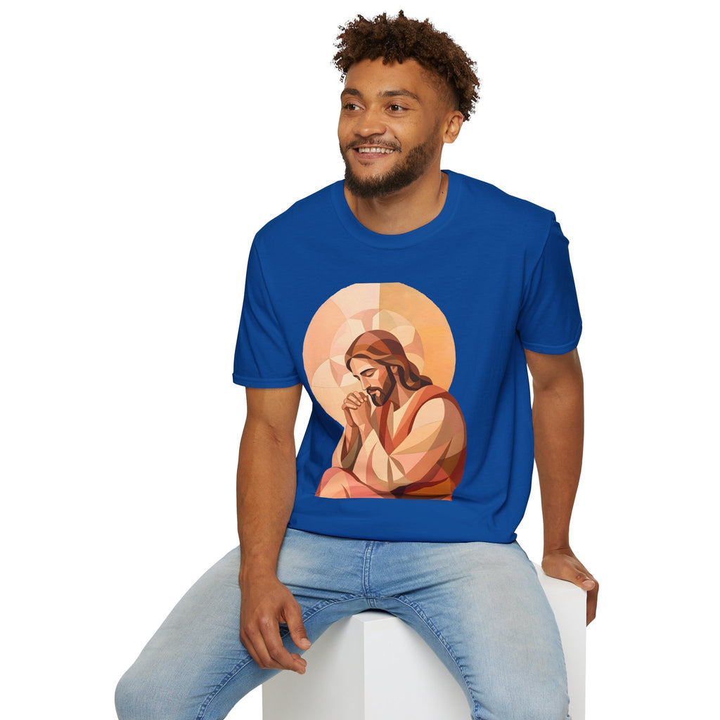 Praying Jesus T‑Shirt — Christian Faith Graphic Tee