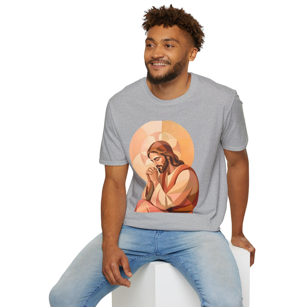 Praying Jesus T‑Shirt — Christian Faith Graphic Tee