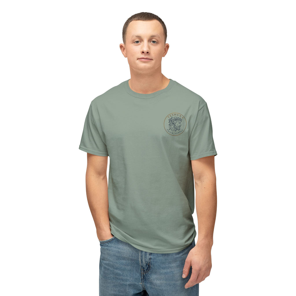 Yeshua’s Faith Supply T‑Shirt — Minimal Jesus Line Art Tee
