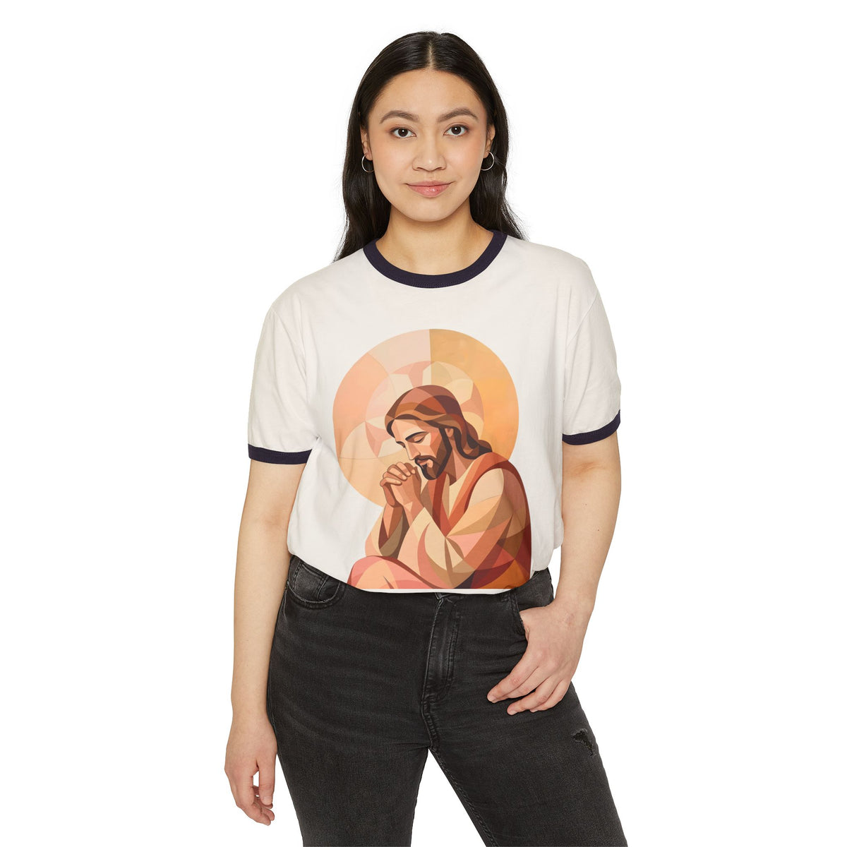 Sacred Heart Ringer T-Shirt
