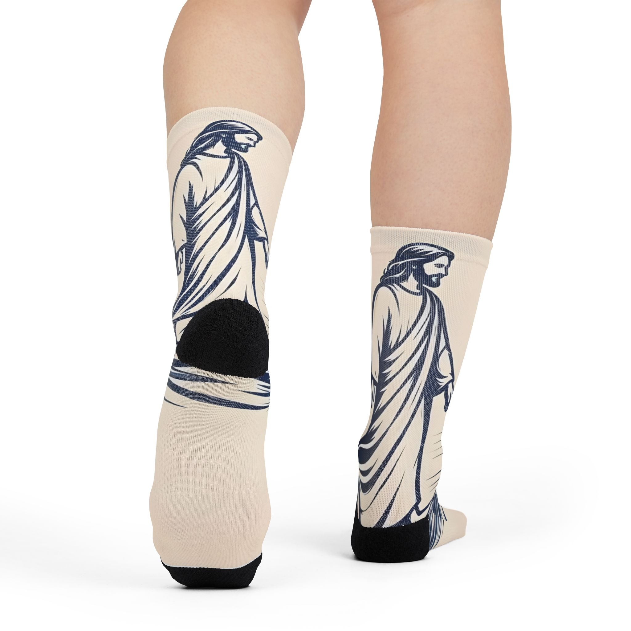 Jesus Christ 'Walk By' Inspirational Crew Socks