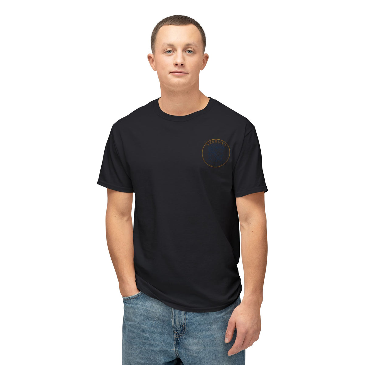 Yeshua’s Faith Supply T‑Shirt — Minimal Jesus Line Art Tee