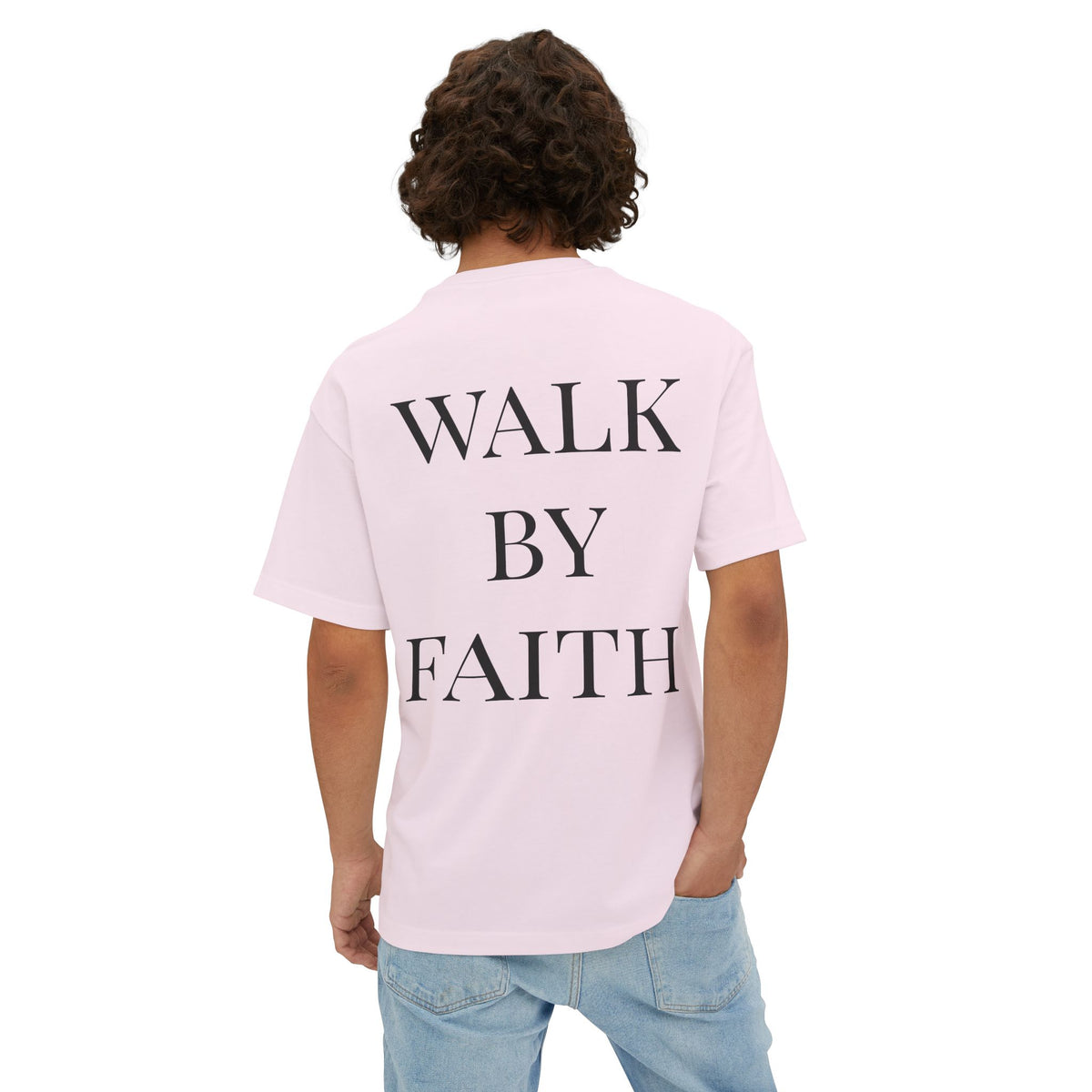Jesus Praying Graphic Tee — Christian Faith Shirt