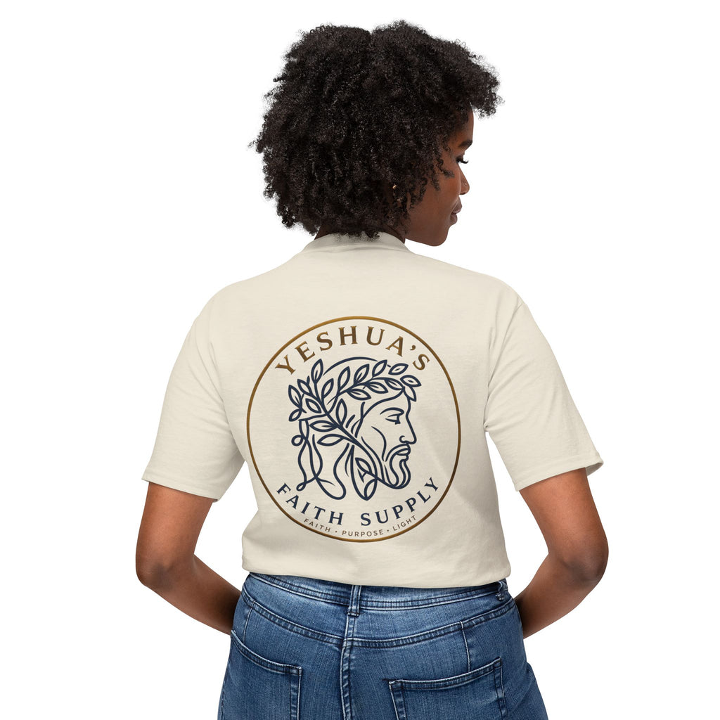 Yeshua’s Faith Supply T‑Shirt — Minimal Jesus Line Art Tee