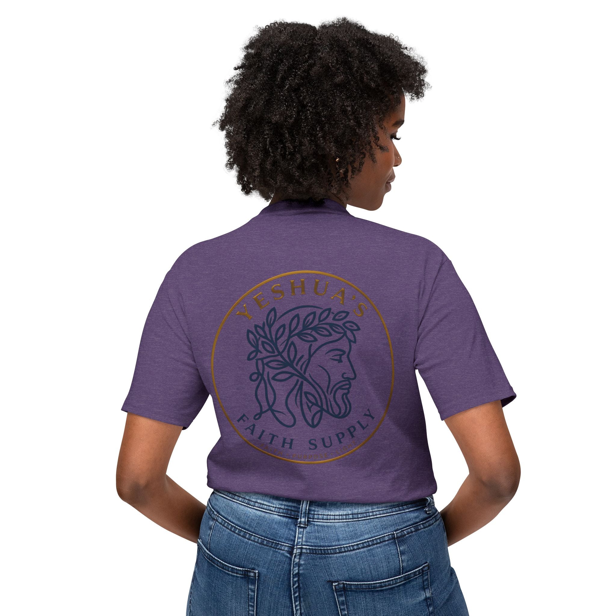 Yeshua’s Faith Supply T‑Shirt — Minimal Jesus Line Art Tee
