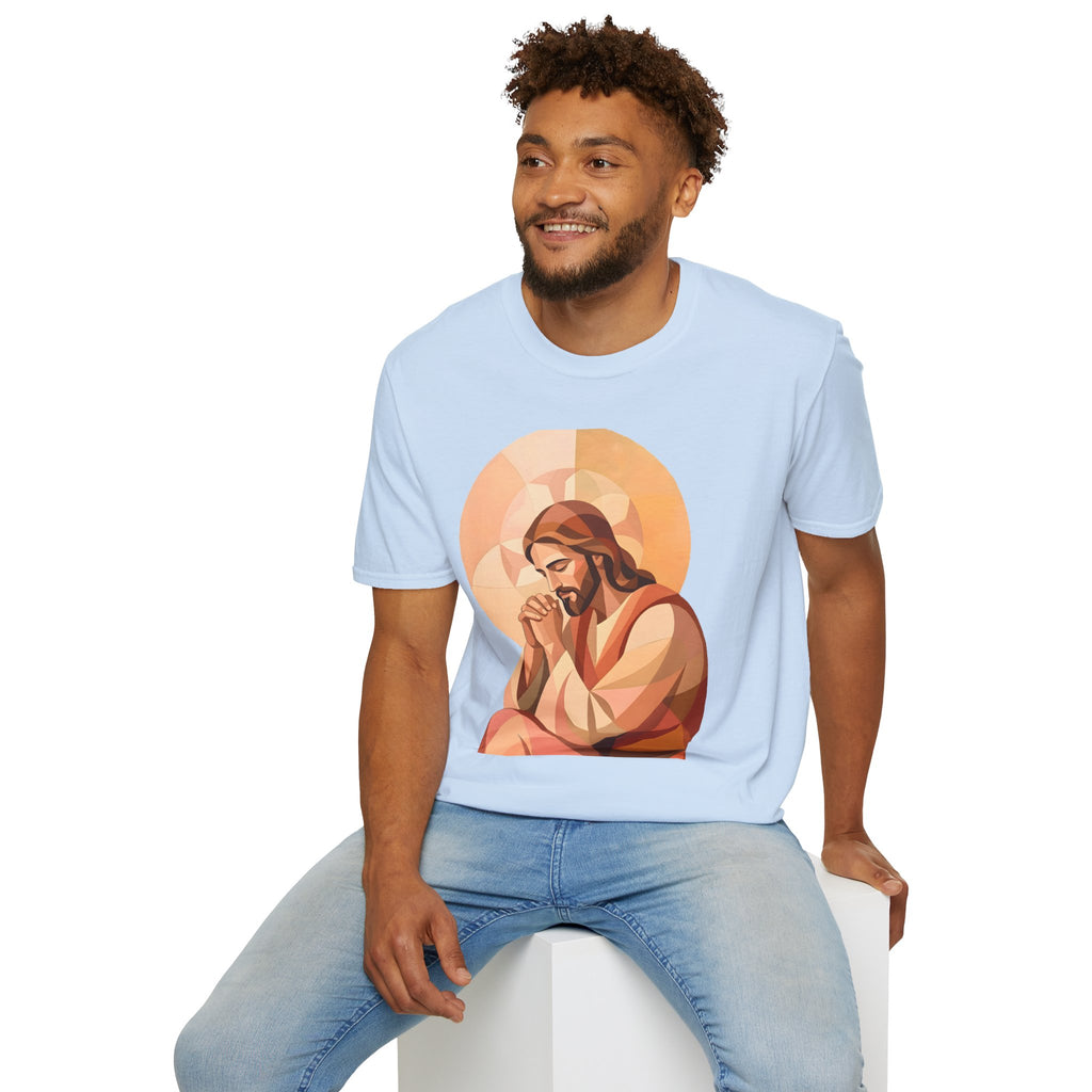 Praying Jesus T‑Shirt — Christian Faith Graphic Tee