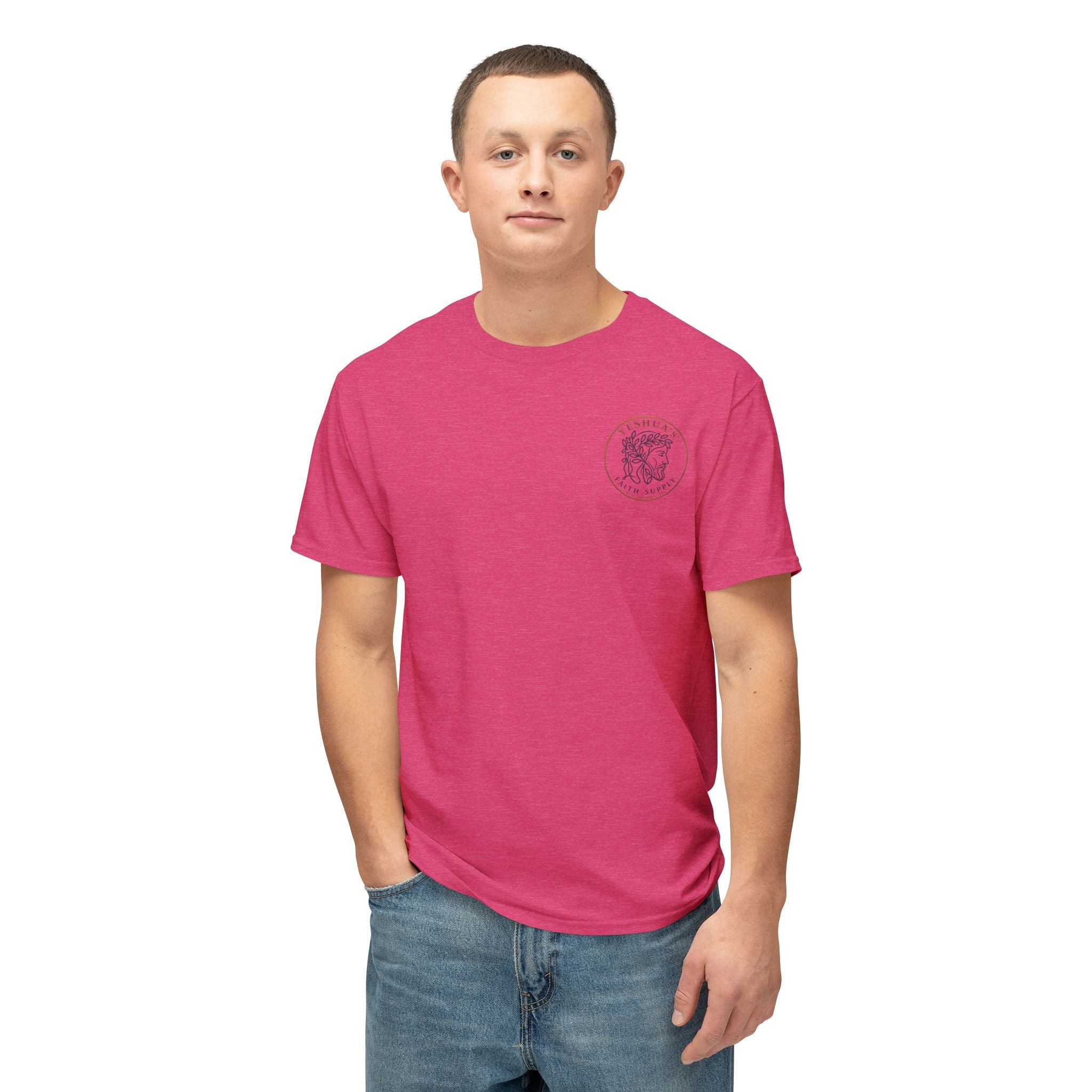 Yeshua’s Faith Supply T‑Shirt — Minimal Jesus Line Art Tee
