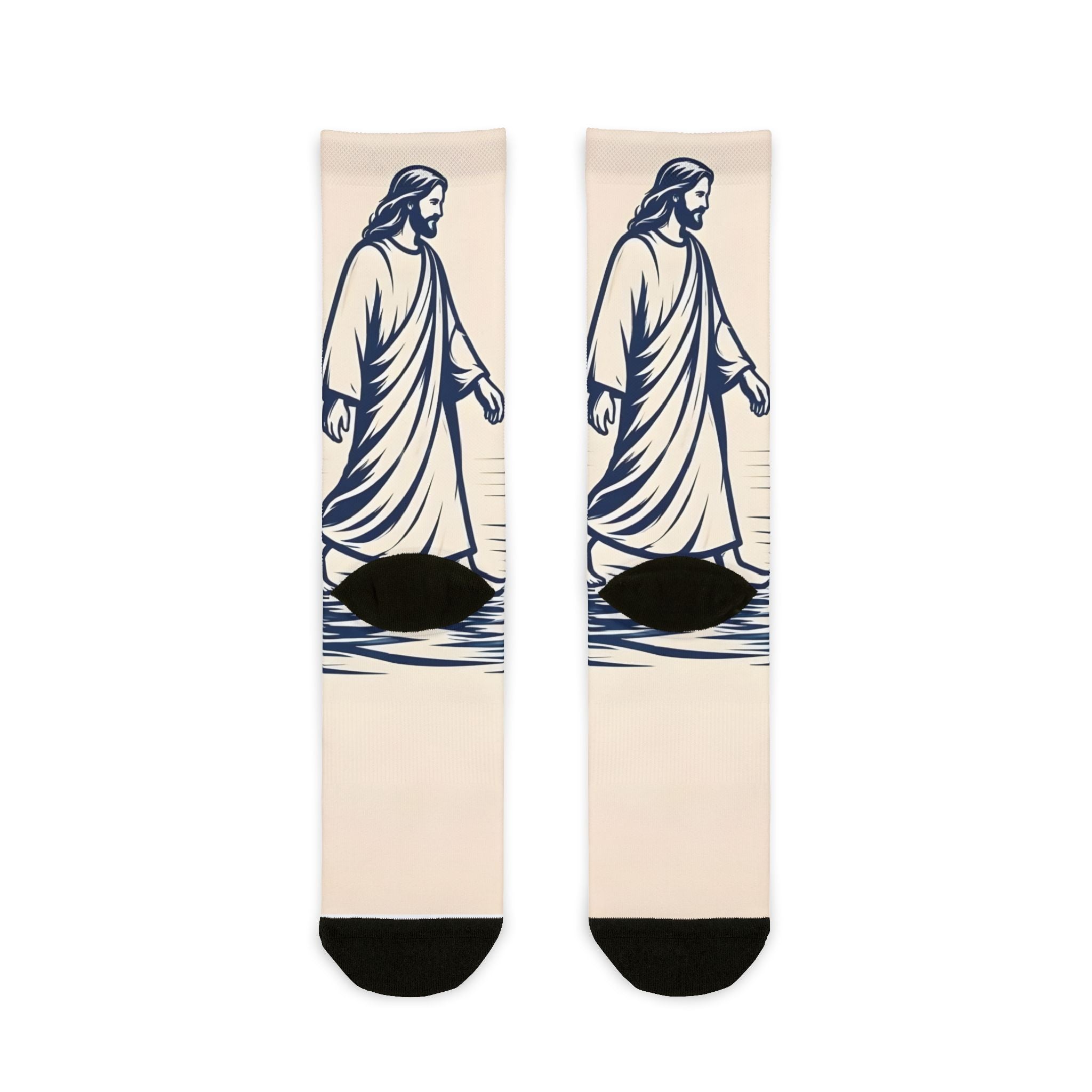 Jesus Christ 'Walk By' Inspirational Crew Socks