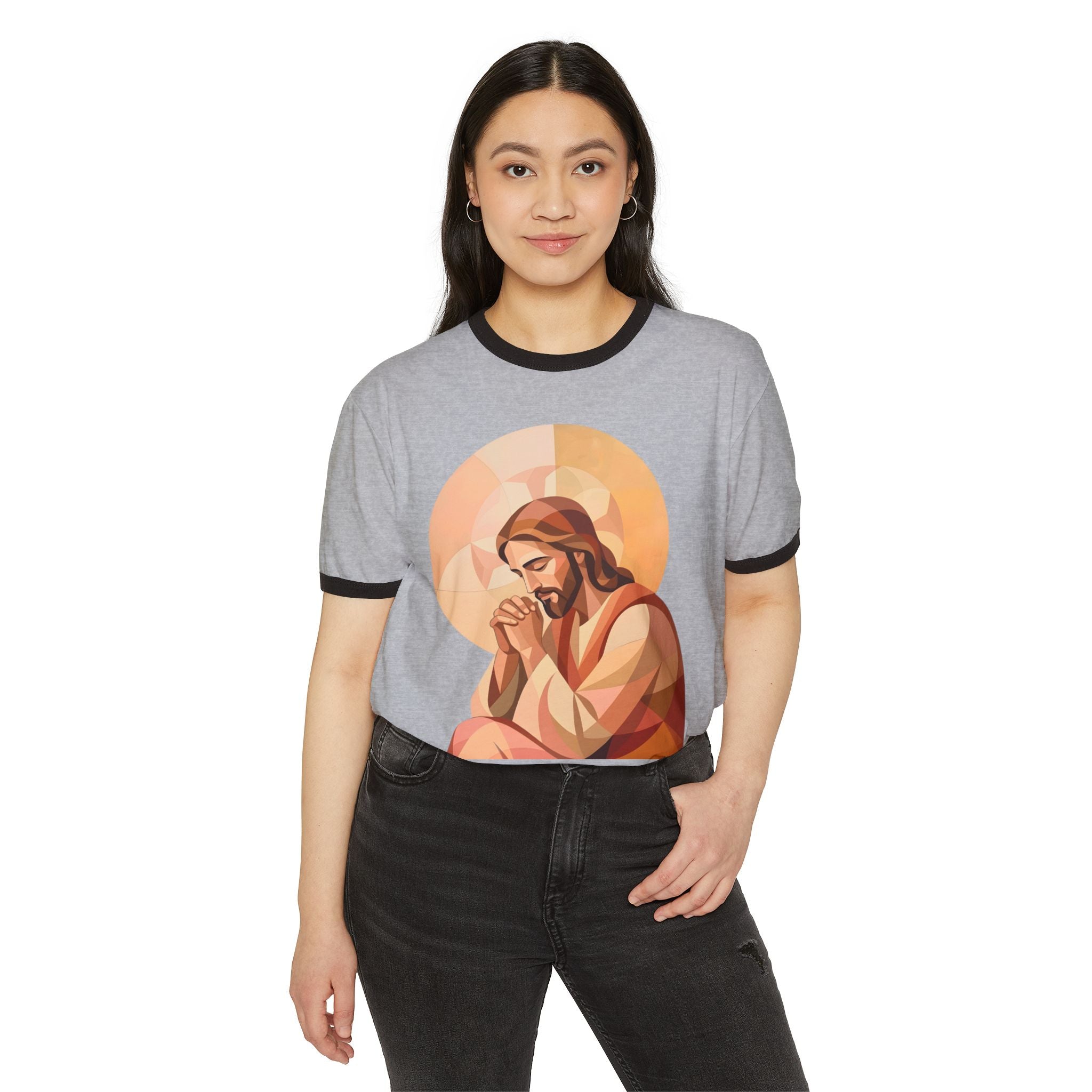 Sacred Heart Ringer T-Shirt