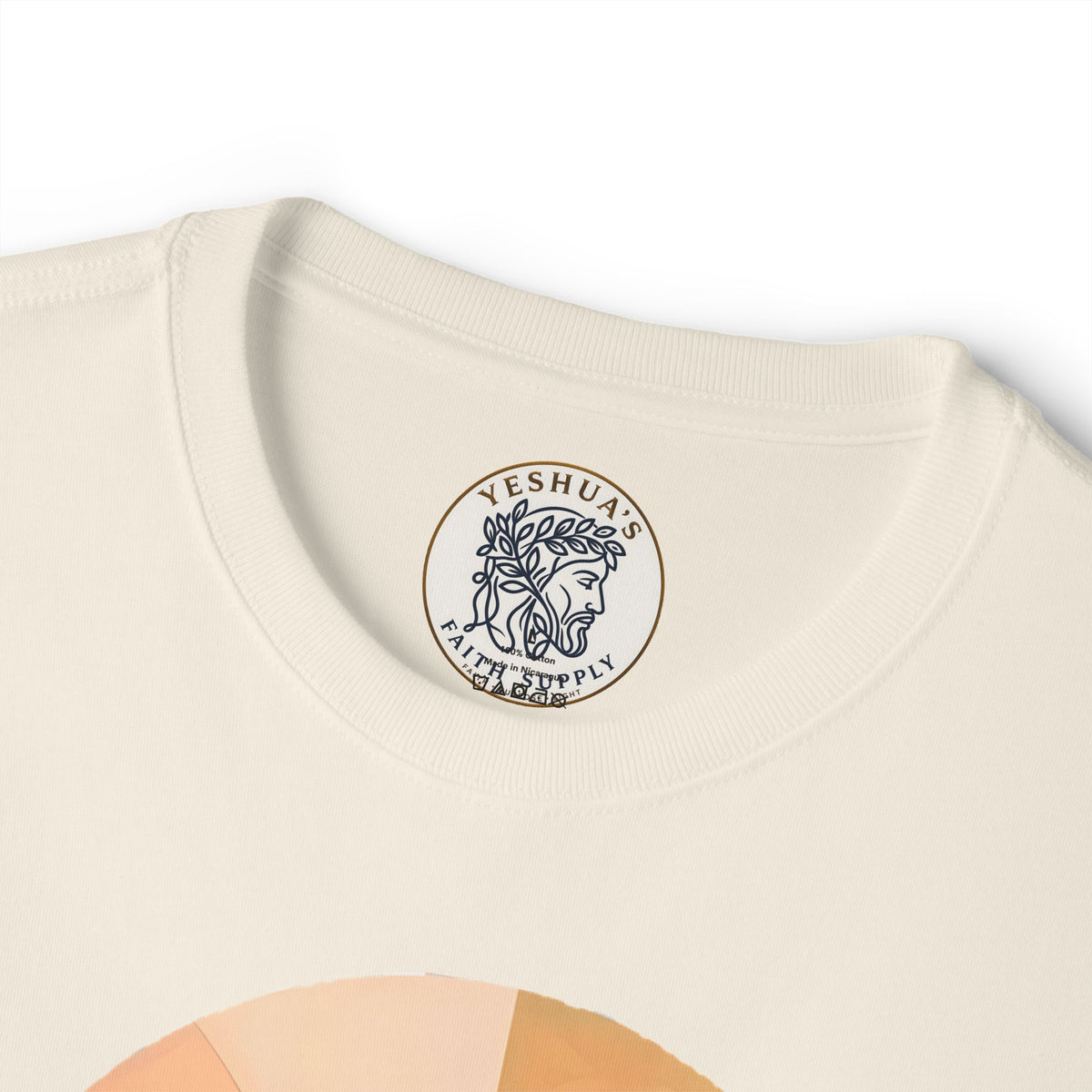 Jesus Praying Graphic Tee — Christian Faith Shirt