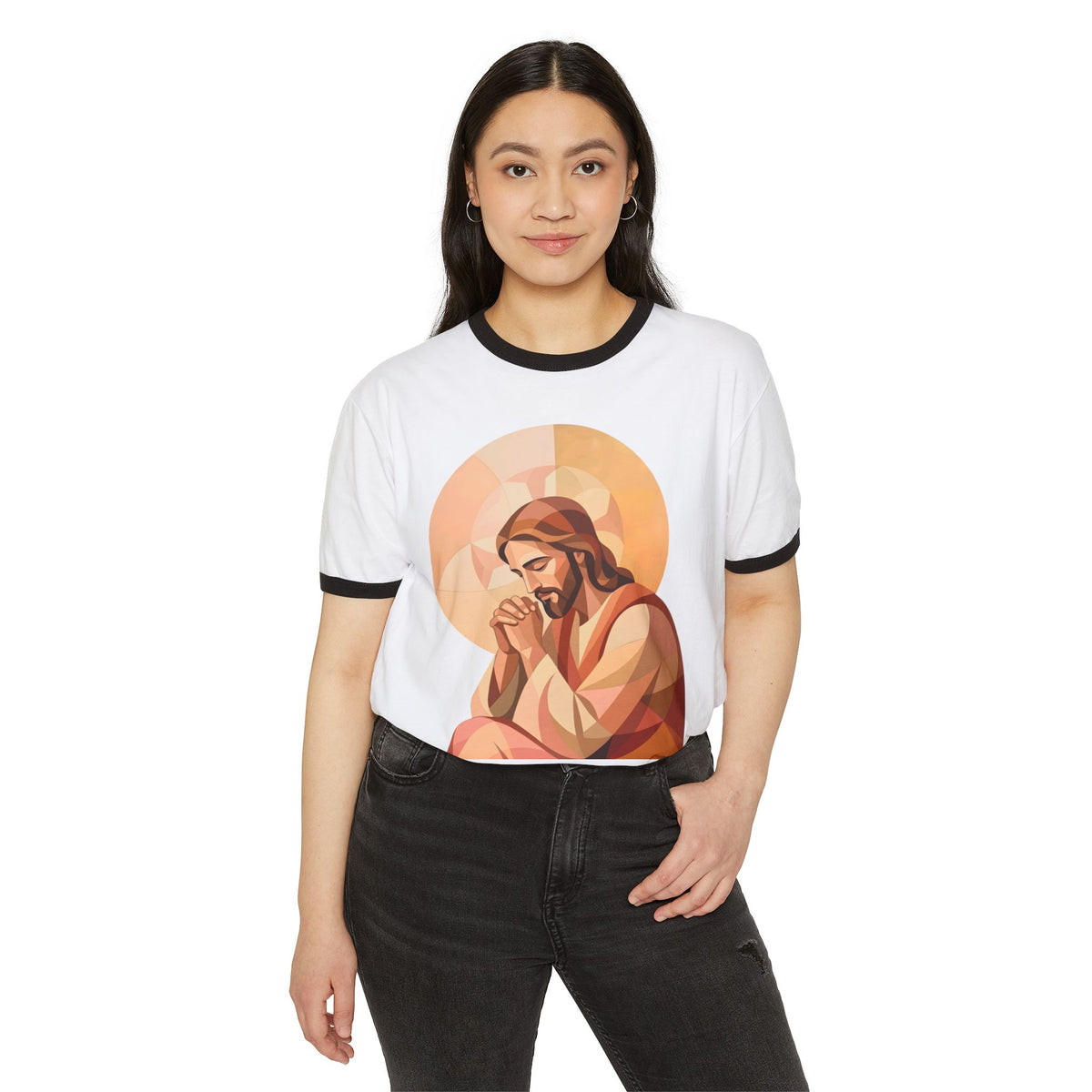 Sacred Heart Ringer T-Shirt