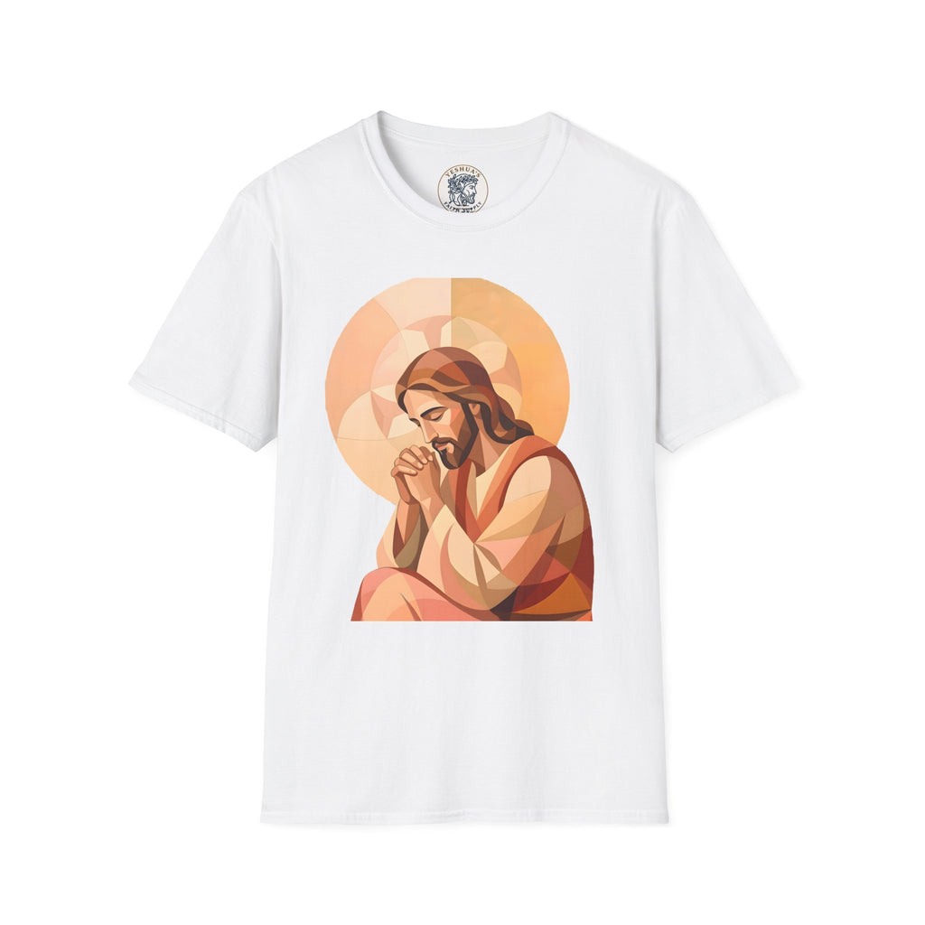 Praying Jesus T‑Shirt — Christian Faith Graphic Tee