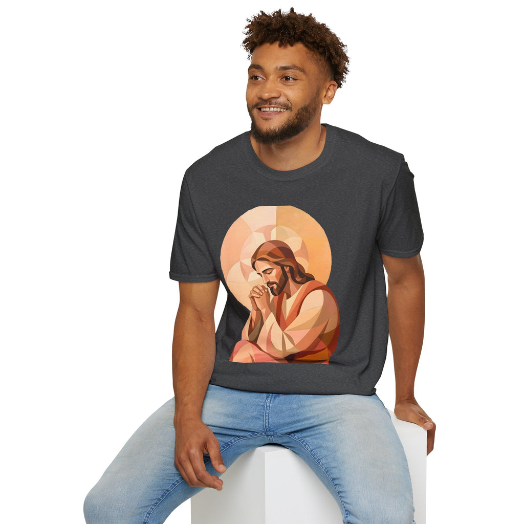 Praying Jesus T‑Shirt — Christian Faith Graphic Tee